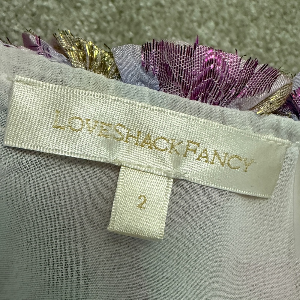 🎀 LoveShackFancy - Findlay Wrap Dress w Stars - size 2 - Pristine Condition 🎀 - Picture 6 of 13